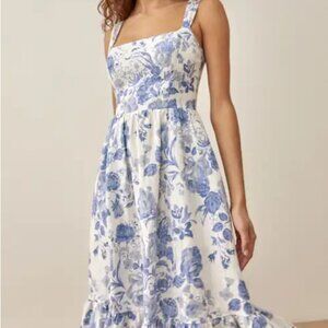 Reformation Bucatini Linen Dress